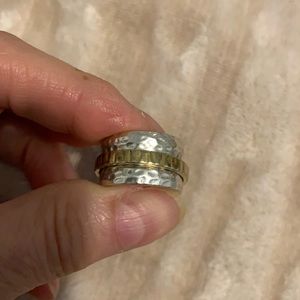 Silpada silver/gold ring